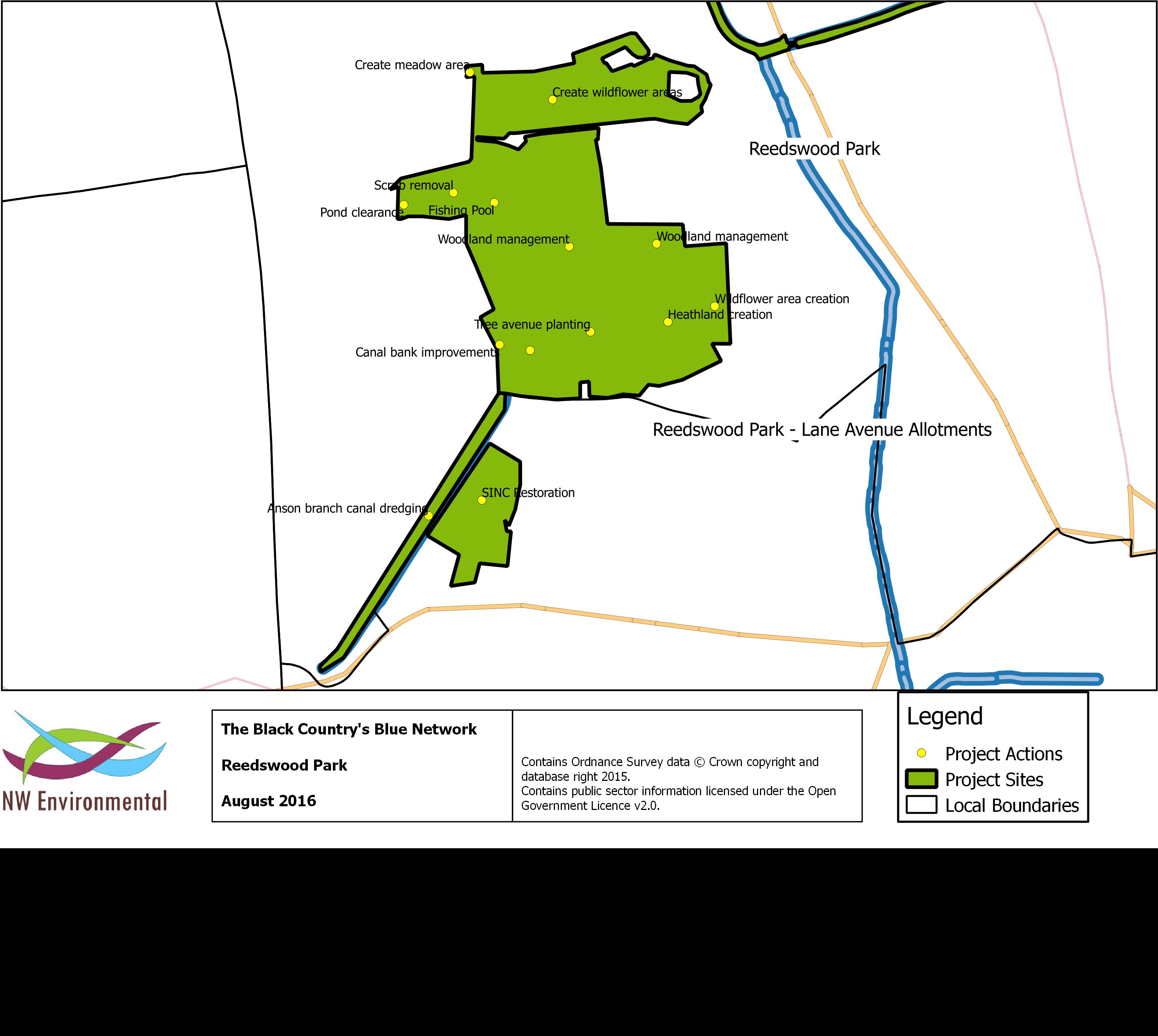 Reedswood Park Project Elements